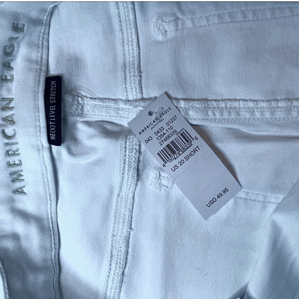 American Eagle Outfitters Women's Crisp White Skinny Jeans Size 20 Short  NWT - Picture 10 of 11